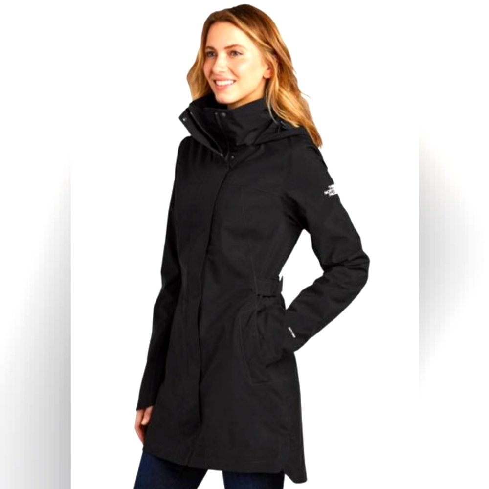 ✅NWT The North Face [NF0A529O] Ladies City Trench Black Small #nuptse